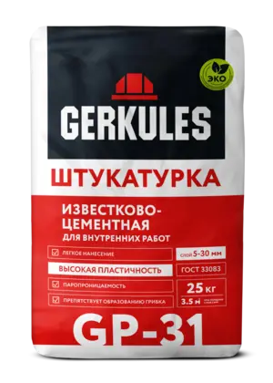 Штукатурка Известково-цементная, 25 кг