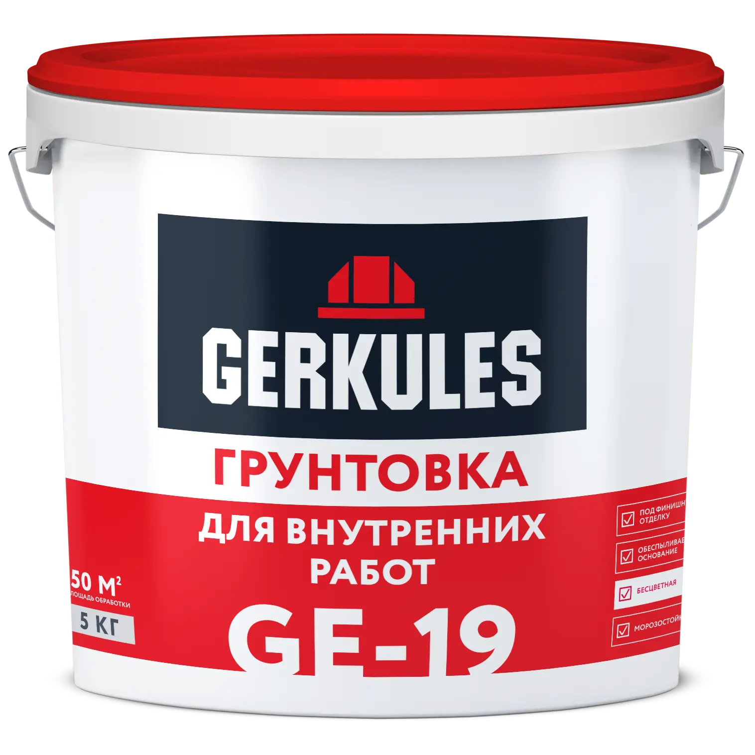 Грунтовка для внутренних работ, ведро, цвет белый, 5 кг