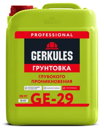 Грунтовка глубокого проникновения, канистра, цвет светло-желтый, 10 кг